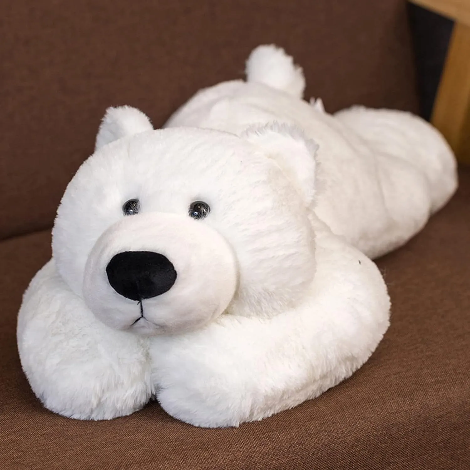 Weighted Hawaii botanist misty harden Plush Animals Toy, 11.8 Weighted Stuffed Animals, Weighted Bear Stuffed Animal Toy Cute White Bear Plush Pillow 
