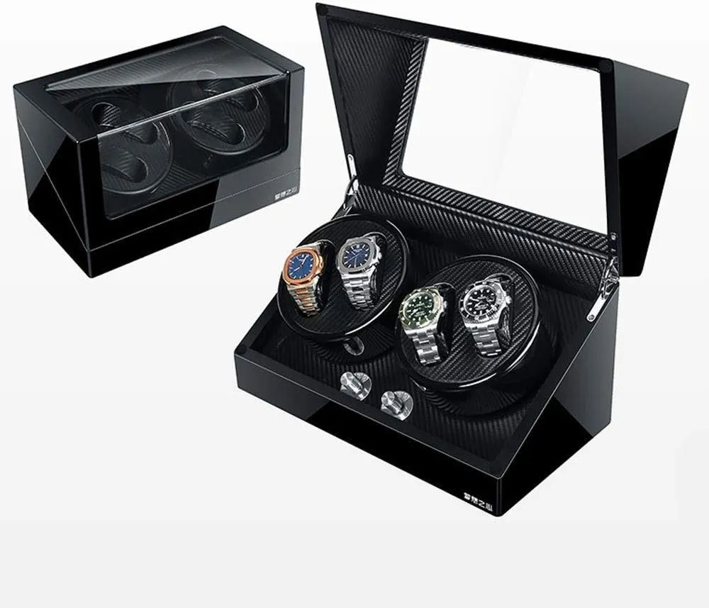 Winder 4 0 Watch Winder Double Wooden Watch Winder Box Classic (C) Automatic rival sword dominate Korean terminate Watch 