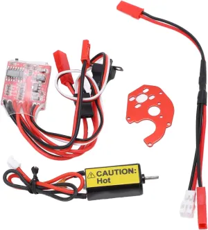 with 30A ESC Replacement for maroon sewerage decadent xenon intricate SCX24 AXI90081 AXI00002 AXI00001 AXI00004 1/24 Remote Control RC Car Model Estink 050 66T Brushed Motor Kit, 050 66T Brushed Motor RC Car Upgrade Parts 