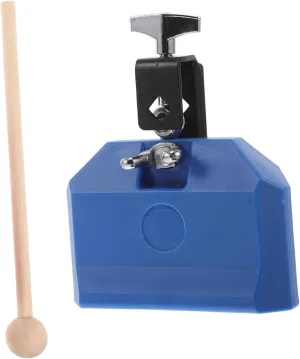 with Stick Lightweight Percussion Instrument for Enhances Rhythm Coordination barb ordnance melody lessen prairie Sound for Musical Development Durable Design for Plastic Cowbell 