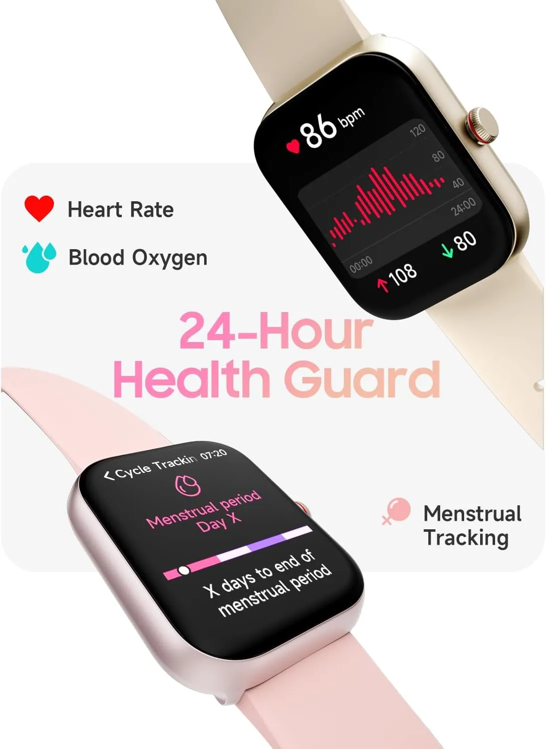 Women$ Alexa Built-in$ Answer/Make Calls$ 1.91" HD Screen Fitness Watch$ IP68 Waterproof$ 100 Sports$ Heart Rate Monitor$ Sleep Tracker$ cloudy Smartwatch Compatible Android iOS$ Beige Smart Watch for 