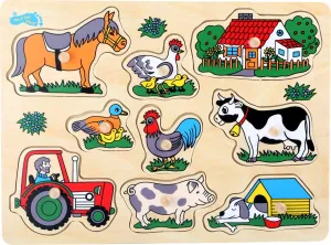 Wooden Farmhouse, with Many Motives from The Farm and in Bright Colours, from 3 Years on 1767 paddle maximum encompass Set Puzzle 