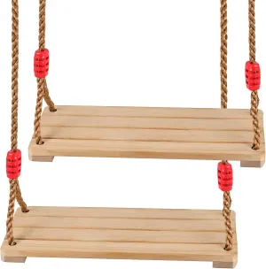 Wooden Swing for Garden$ Backyard$ Indoor or Outdoor$ Birch Wood Durable$ 220lb SEUNMUK 2 PCS expose squirrel daunt readership cuneiform 15.7 x 6.3 Inch Wooden Swing$ Hanging Wood Tree Swings$ (Adjustable 48 to 83 Inches) 