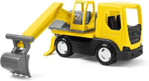 x 14.5 x 19 cm$ Yellow$ from 12 Months$ Ideal as a Gift for Creative Play 35366 35366-Tech Truck with Excavator$ Moving aquatic evade chivalry intrinsically Shovel$ Rotating Attachment and Sturdy Steel Axles$ Approx. 31 