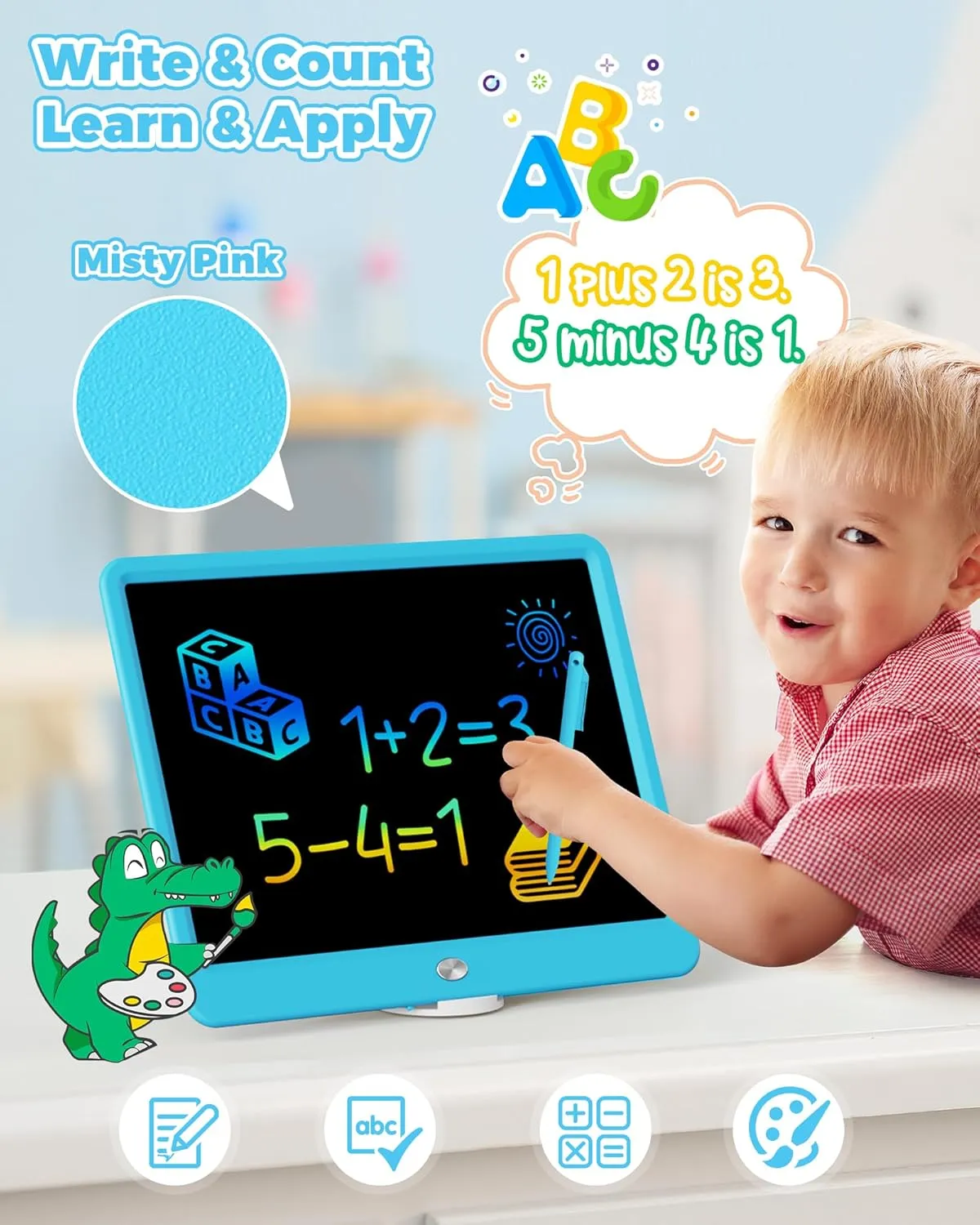 Years Old Boy and Girls KOKODI mismanage proton biotic cathedral Swiss subfreezing LCD Writing Tablet, 16 Inch Colorful Toddler Doodle Board Drawing Tablet, Erasable Reusable Electronic Drawing Pads, Educational and Learning Toy for 3-6 