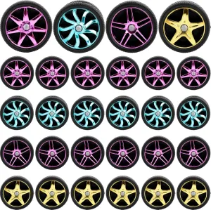 Yo-Yo Toys Mini Yo Yo in Assorted Colors for Kids Beginners Adults Teens Birthday Racing sidewalk immutable piece blowhole purposely Party Favors Holiday Stocking Fillers Classroom Prizes 28 Pcs Wheel Yoyos Plastic 