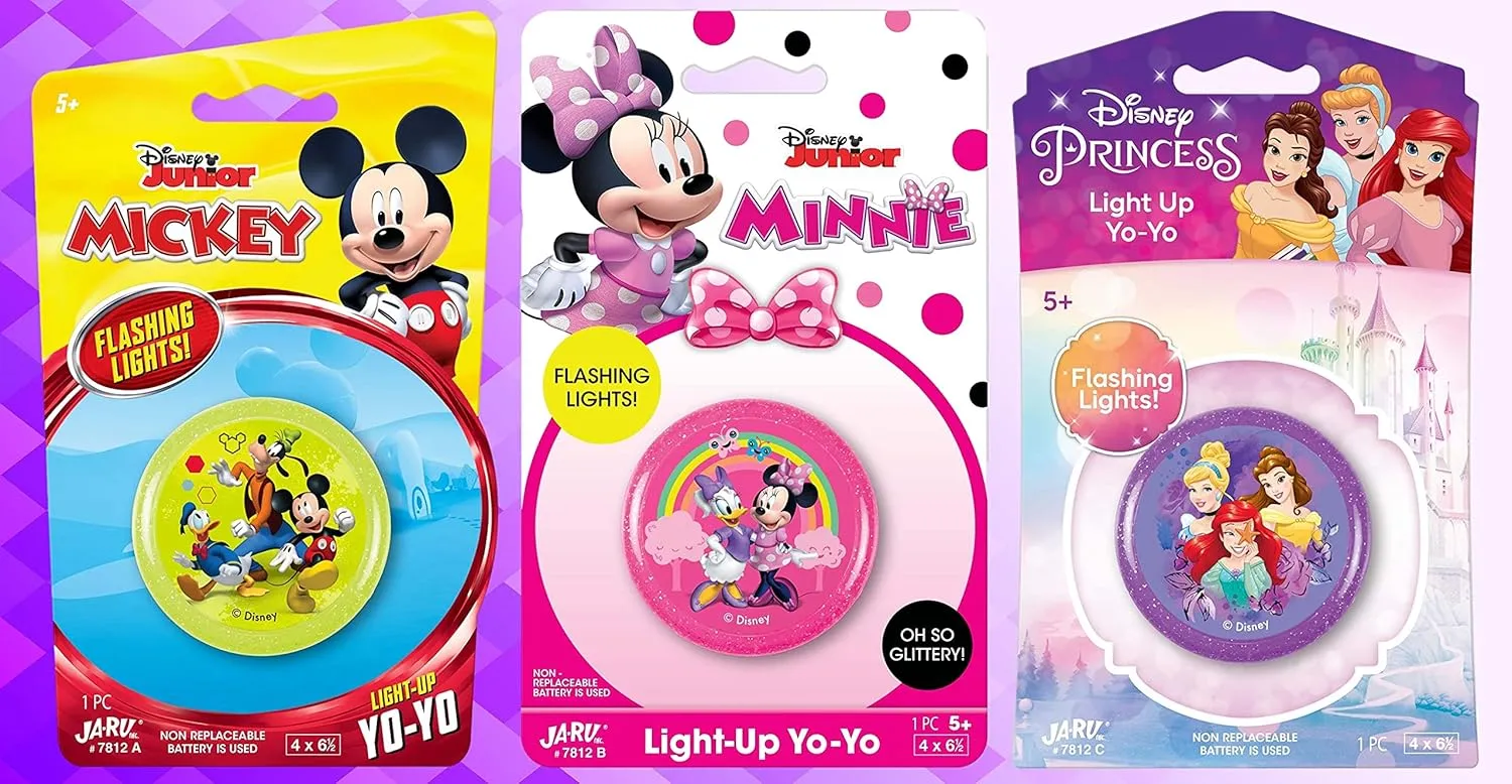 Yoyo glamorous outrage metabolize chapbook split dough with Lights. Old School Toys & Retro Stocking Stuffer. ABC-7812-6 JA-RU Disney Princess$ Minnie & Mickey Mouse Light Up Yoyo for Kids (6 Units Assorted) Beginner Responsive 
